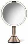 simplehuman Oglindă reîncărcabilă cu control tactil al intensității luminii Dual Light 20 cm Rose Gold nerez ocel