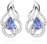 Silver Cat Cercei din argint cu tanzanite sintetice SC470