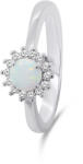Brilio Silver Inel minunat din argint cu opal și pietre de zircon RI056W 58 mm
