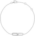 Brilio Silver Brățară minimalista din argint cu zirconi BRC132W