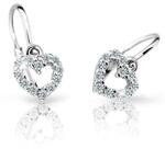 Cutie Jewellery Cercei pentru copii din aur alb C2157-10-X-2 alb