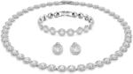Swarovski Set de bijuterii din cristal de lux Angelic 5367853 (cercei, brățară, colier)