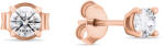 Brilio Silver Cercei bronz cu pietre transparente de zircon EA580/1/2/3/4R 0, 7 cm