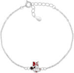 Brilio Silver Brățară jucăușă argintie Minnie BRC49W