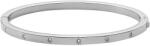 Fossil Brățară solidă din oțel cu zirconiu cubic Shine Bright JF04420040