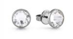 Guess Cercei pentru bărbați din oțel cu cristale transparente Frontiers JUME01343JWSTT / U