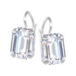 Soliter Brilio Silver Cercei strălucitori cu zirconiu cubic 438 001 01771 04