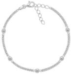 Brilio Silver Brățară frumoasă argintie cu zircon BRC109W