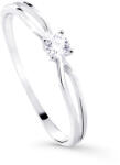 Cutie Jewellery Inel delicat strălucitor din aur alb Z8027-10-X-2 50 mm