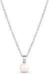 JwL Luxury Pearls Colier delicat de argint cu perlă autentică JL0835 (lănțișor, pandantiv)