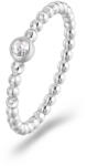 S'Agapõ S`Agapõ Inel minimalist din oțel cu cristal For Love SFV46 54 mm