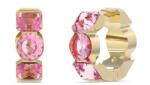 Guess Cercei atemporali placați cu aur Crazy Earrings JUBE03305JWYGRST/U
