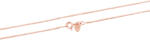 Beneto Exclusive Beneto Lănțișor din argint placat cu aur Anker AGS1286-ROSEGOLD 42 cm