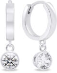 Brilio Silver Cercei cercuri argintii cu pietre de zircon EA640W