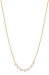 Brosway Colier fin placat cu aur cu cristale Symhonia BYM132