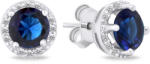 Brilio Silver Cercei strălucitori cu pietre de zircon EA601WB