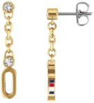 Tommy Hilfiger Cercei placați cu aur cu cristale TH2780089