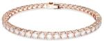 Swarovski Brățară atemporală placată cu aur cu cristale Matrix Tennis 5657661 17, 5 cm