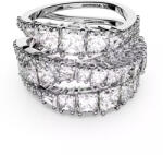 Swarovski Inel strălucitor din trei rânduri Twist 5584656 52 mm