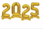 GoDan Foil balloon B& amp; C, standing Digit - 2025 set (BC-4ATZ)