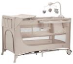 KinderKraft Pătuț pliabil pentru copii Kinderkraft - Joy Full 2, Beige (KLJOY02BEG000AC)