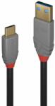 Lindy Кабел Lindy, от USB-A(м) към USB-C(м), 0.5m, 15W, черен (LNY-36910)