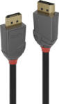 Lindy Cablu video LINDY Anthra, DisplayPort Male - DisplayPort Male, v1.1, 15m, negru-gri (36487)