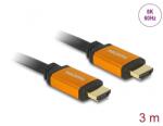 Delock кабел HDMI 2.1 мъжки/мъжки конектор 48 Gbps 8K 60Hz 3m 86987 (86987)