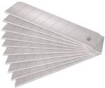 Extol Резервно острие за нож за тапети, 10 броя, 25x126x0, 7 mm, чупливо, стомана SK4, HRC 64, троен режещ ръб