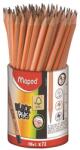 Maped Графитен молив, моливник, HB, триъгълен, MAPED "BlackPeps" 850059FC (850059FC)