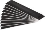 Fortum резервно острие 10 броя, черно, двоен режещ ръб; 18x100x0, 5mm, 7 сегмента, стомана SK2, HRC = 65, лазерно заточване