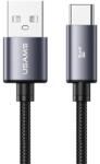 USAMS Кабел за данни USAMS U91 USB - Type-C, 100 cm, ЗЕЛЕН SJ767USB01 (SJ767USB01)