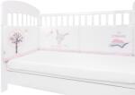 KikkaBoo Apărătoare pentru pătuț Kikka Boo - cu spumă, 180 cm, Pink Bunny (41101080048)