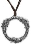 Gaya Entertainment The Elder Scrolls Online Медальон "Ouroboros" с метален дракон и кожено колие GE2238 (GE2238)
