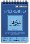 Fedrigoni 1264 Mixed Media 300 g A5 15 листа спирала за рисуване и скициране 19100642 (19100642)