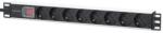 ICINTRACOM INTELLINET PDU 8x SCHUKO 19" 1U 2m Fekete 715126 (715126)