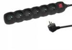 Esperanza power strip 6 sockets switch 5m black