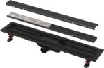 Alcadrain ALCA (Alcaplast) APZ19BLACK-GM-B Simple 65 cm zuhanyfolyóka forgatható ráccsal, szálcsiszolt gun metal AAPZ19BLACK-650-GM-B (APZ19BLACK-650-GM-B)