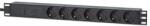 ICINTRACOM INTELLINET PDU 7x SCHUKO 19" 1U 3m Fekete 715140 (715140)