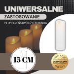 Springos Lumânare LED 15 X 5 CM (S-HA7555)