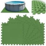 Dmuchane Covoraș din spumă pentru piscină tip puzzle 50 x 50 cm, 8 buc (J-650003)