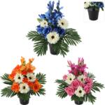 Chomik Aranjament floral artificial în ghiveci 43 cm mix de culori *2928 (CH-HID2928)