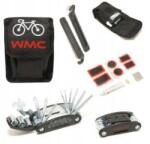 WMC TOOLS Set de reparare pentru bicicletă cu kit de pompă, petice și cheie 25 în 1 (FS-49888)