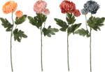 CHOMIK Ramă artificială - Crizantemă cu două flori 64 cm mix de culori (CH-HID4045)