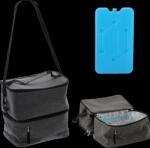 Garden Line Termobox 26, 7 x 17, 8 x 28 CM 13L GRI cu Două Inserturi pentru Răcire *9257 (CH-IZO9257)