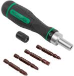 ROCKFORCE Șurubelniță magnetică dublă cu suport pentru biți (FS-52175) Surubelnita
