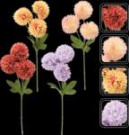 CHOMIK Ramă Artificială - Buchet Cu 3 Georgini 43 Cm Mix De Culori (ch-hid4120)