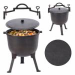 CHOMIK Ladle de vânătoare din fontă 5L 24, 5 x 16 cm *3703 (CH-BBQ3703) Ceaun