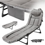  LUARO pat de călătorie pliabil pat de camping crap portabil comercial lumina 200x64cm (IK-KX3144)