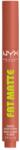 NYX Cosmetics Fat Matte Smooth Color Lipstick matt hatású ajakrúzs 01 Cozy Whipped 2 g
